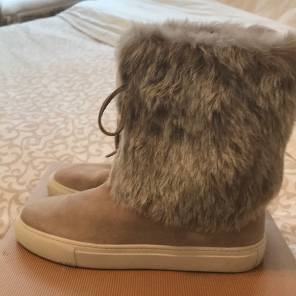 Tory Burch Suede and Fur Boots “Angelica” Size 8. - Picture 2 of 5